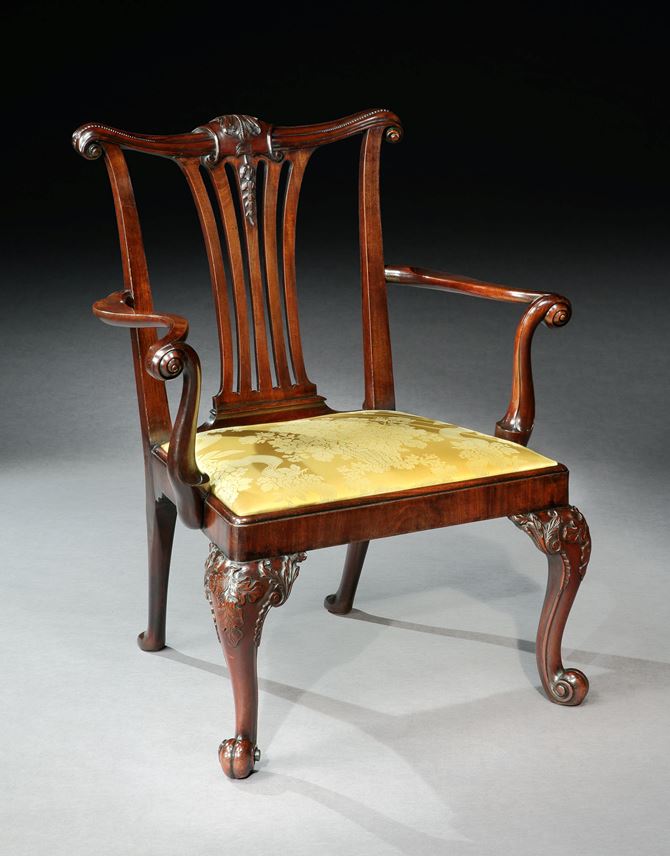 Giles Grendey - A mahogany armchair | MasterArt